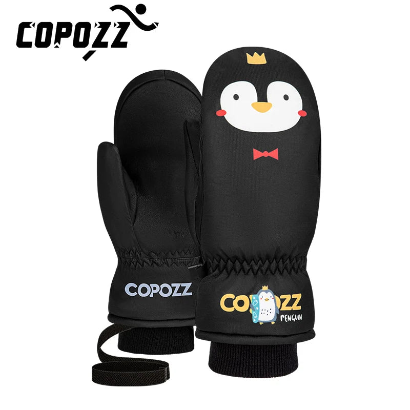 Children's Ski Gloves - Waterproof & Warm 3M Thinsulate Snowboard Gloves