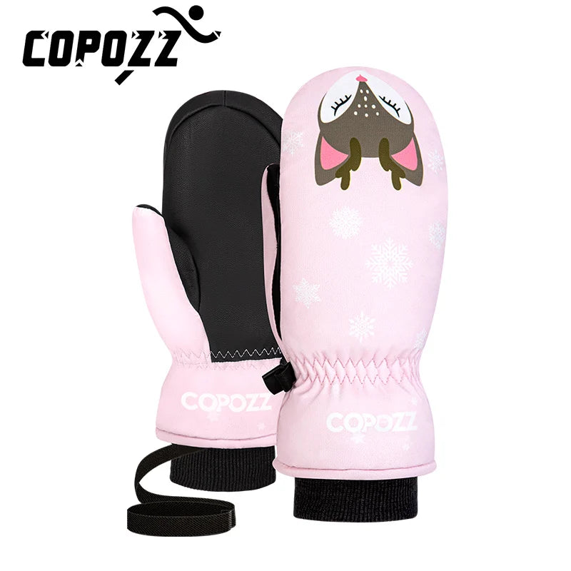 Children's Ski Gloves - Waterproof & Warm 3M Thinsulate Snowboard Gloves