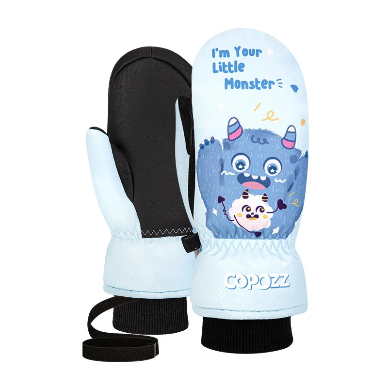 Children's Ski Gloves - Waterproof & Warm 3M Thinsulate Snowboard Gloves