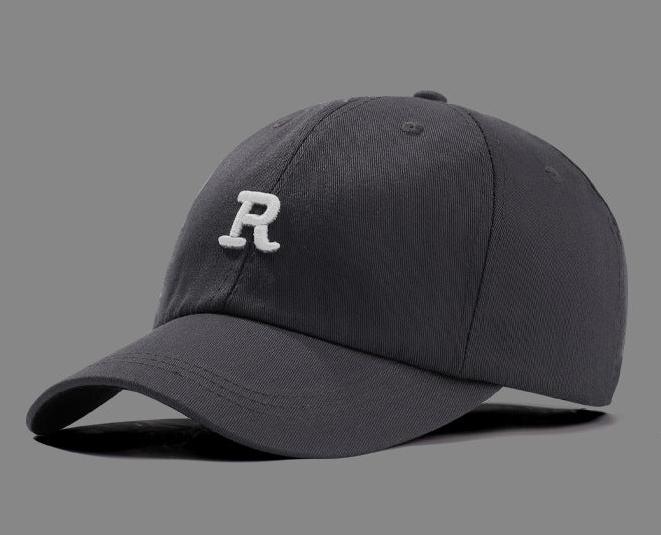 Fashionable Baseball Hat with Embroidered Letters – Large Size