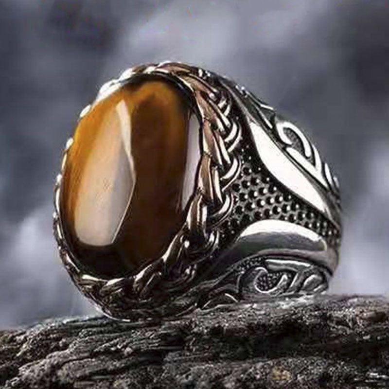 Men's Copper Ring Set – Diamond Accent Collection