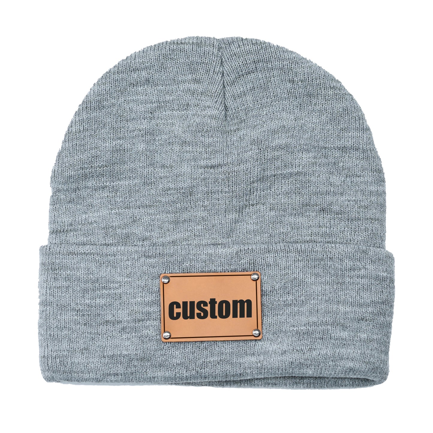 Engraved Knitted Beanie – Baby, Toddler, and Adult Beanie for Boys and Girls