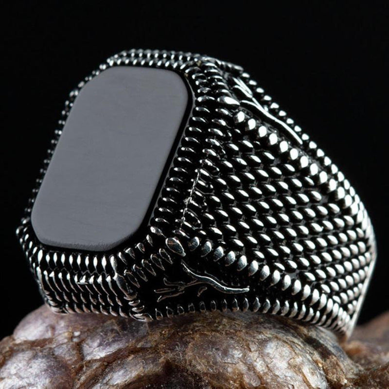 Men's Copper Ring Set – Diamond Accent Collection