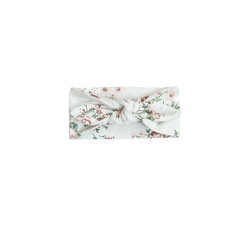 Cute Baby Headband with Bow – Soft Hair Accessories for Girls