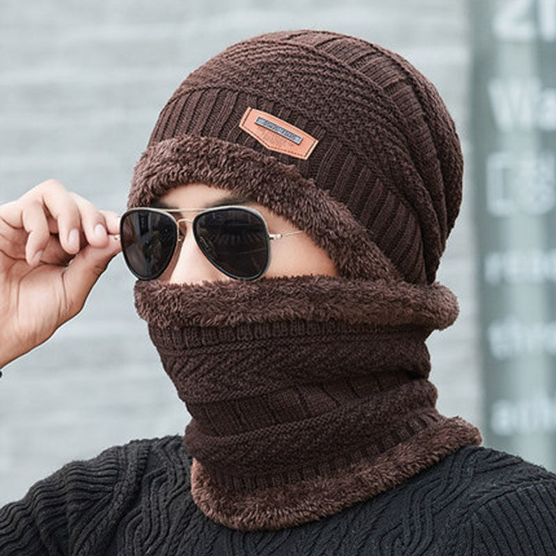 Men’s & Women’s Thickened Woolen Winter Hat – Warm & Cozy Knit