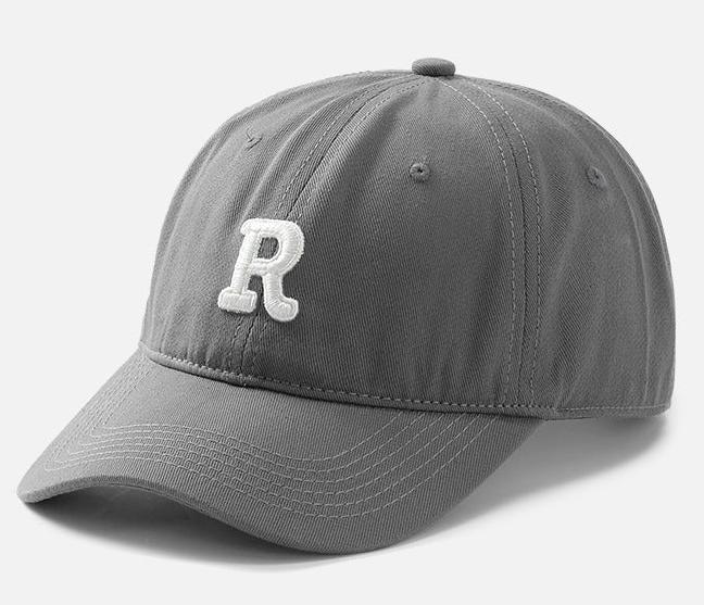 Fashionable Baseball Hat with Embroidered Letters – Large Size