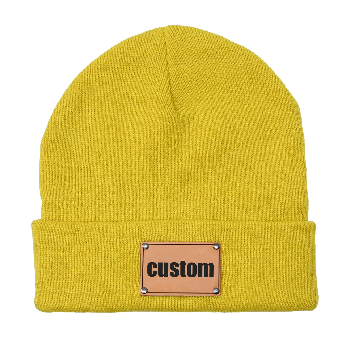 Engraved Knitted Beanie – Baby, Toddler, and Adult Beanie for Boys and Girls