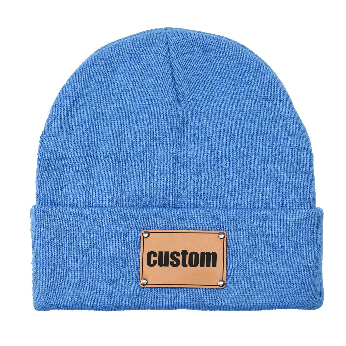 Engraved Knitted Beanie – Baby, Toddler, and Adult Beanie for Boys and Girls