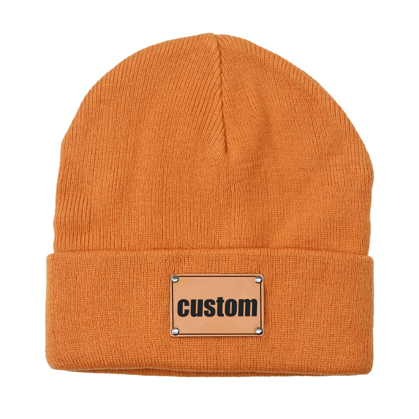 Engraved Knitted Beanie – Baby, Toddler, and Adult Beanie for Boys and Girls