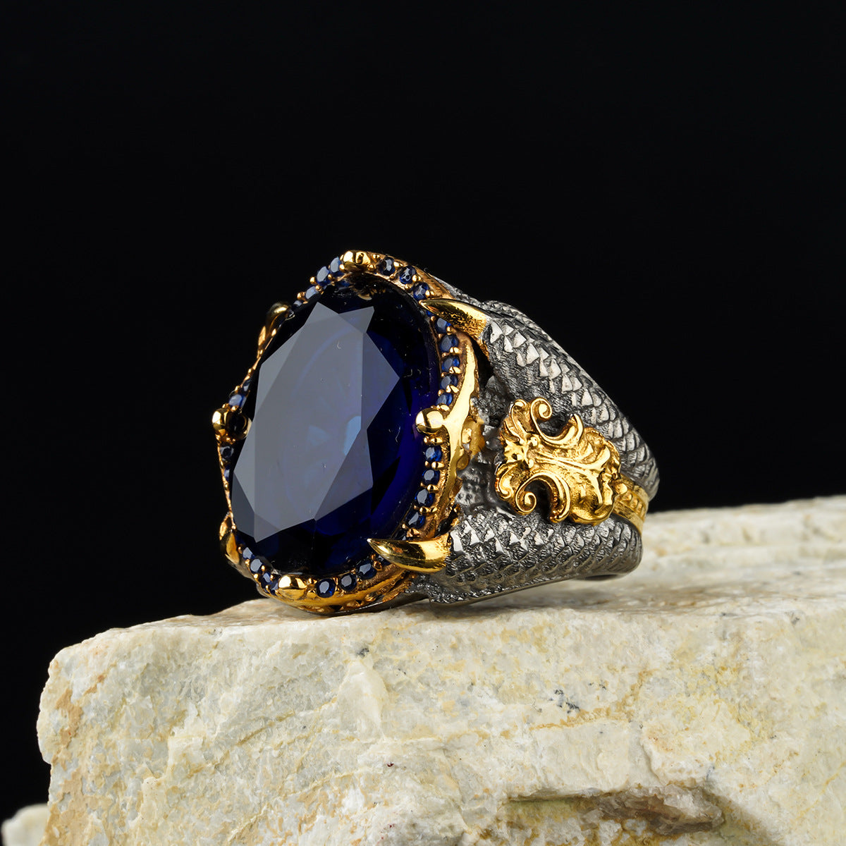 Men's Copper Ring Set – Diamond Accent Collection