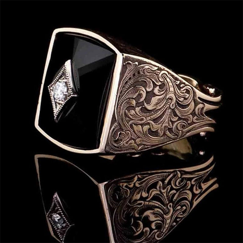Men's Copper Ring Set – Diamond Accent Collection