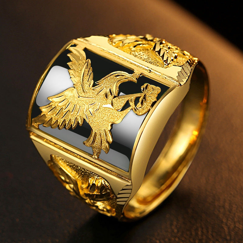 Men's Copper Ring Set – Diamond Accent Collection