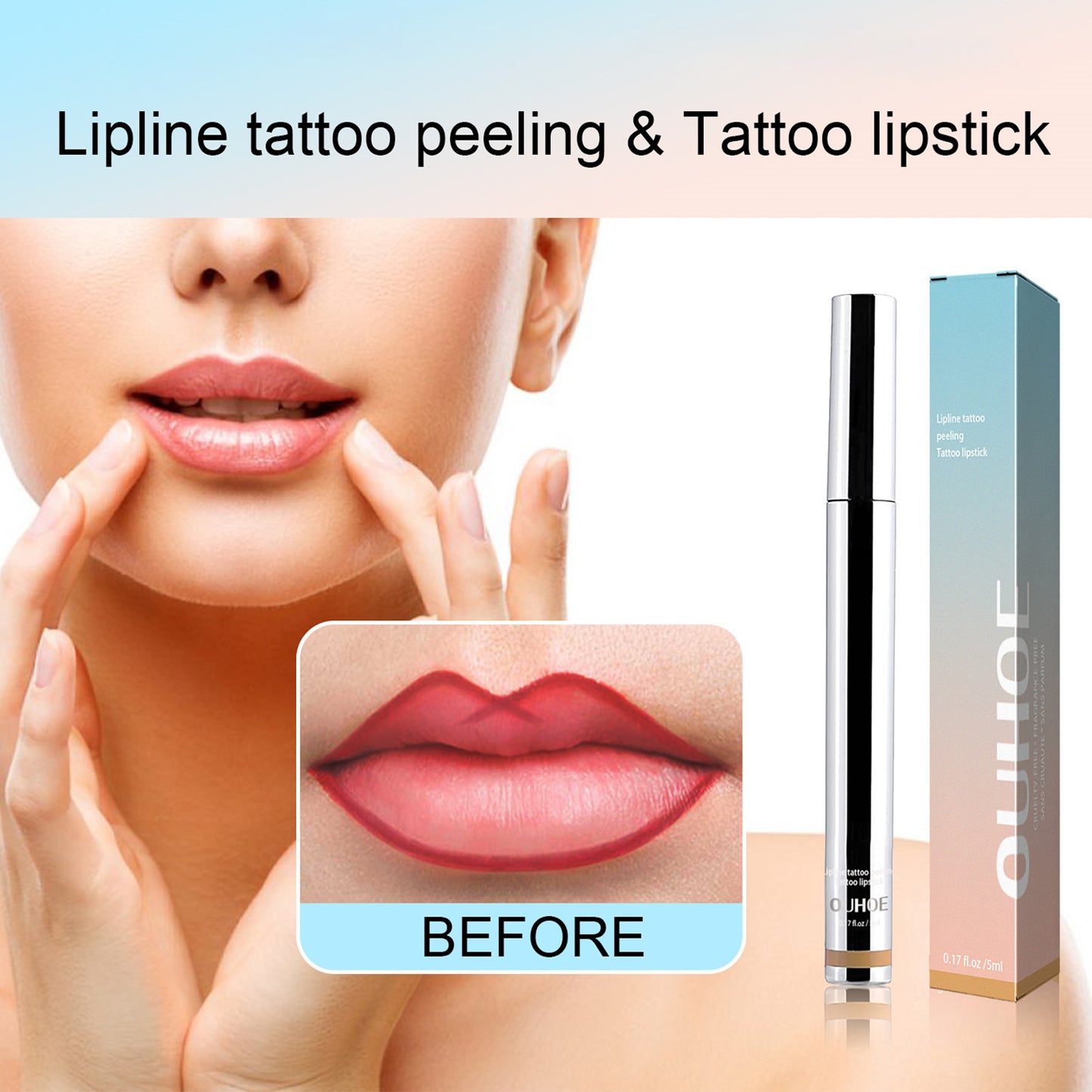 Plumping Stripping Lip Liner – Long-Lasting Tattoo Effect for Defined, Full Lips