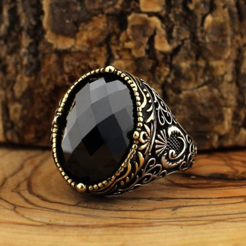 Men's Copper Ring Set – Diamond Accent Collection