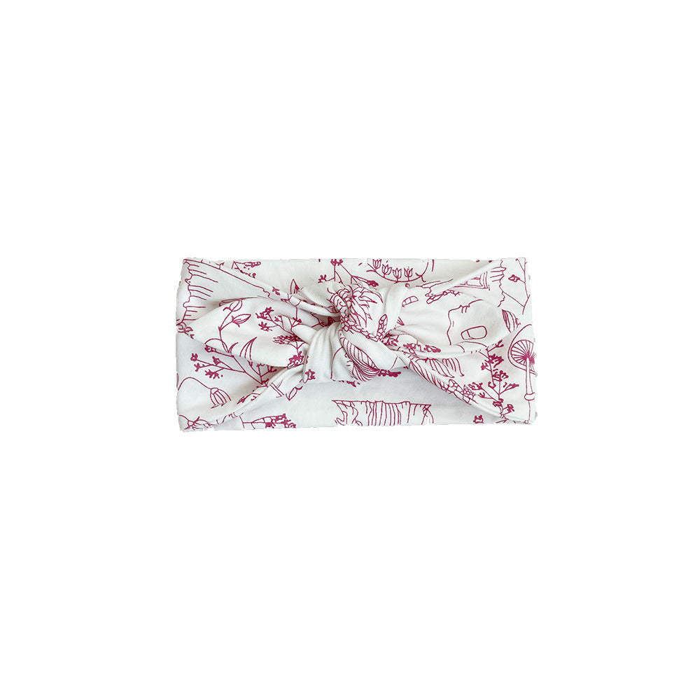 Cute Baby Headband with Bow – Soft Hair Accessories for Girls