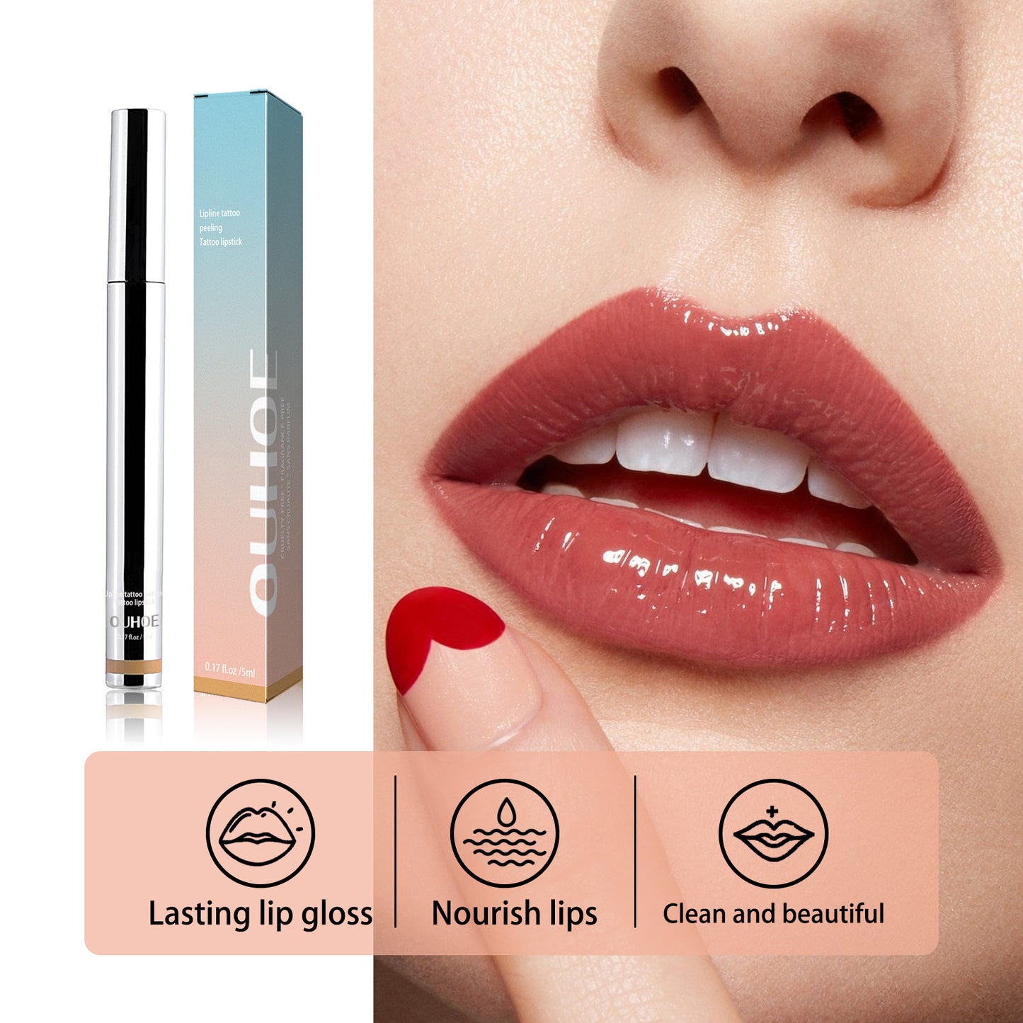 Plumping Stripping Lip Liner – Long-Lasting Tattoo Effect for Defined, Full Lips
