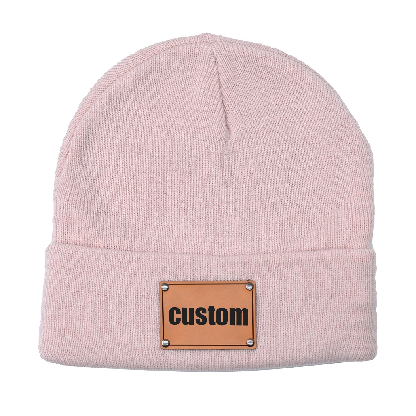 Engraved Knitted Beanie – Baby, Toddler, and Adult Beanie for Boys and Girls