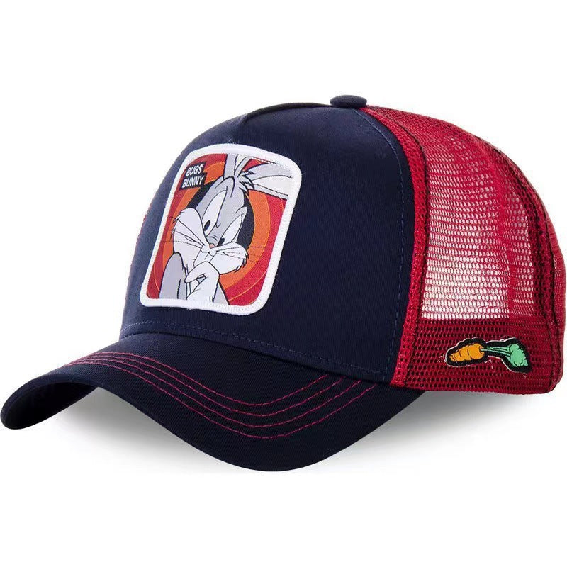 Unisex Rabbit Duck Cartoon Baseball Cap – High Version for Hip Hop