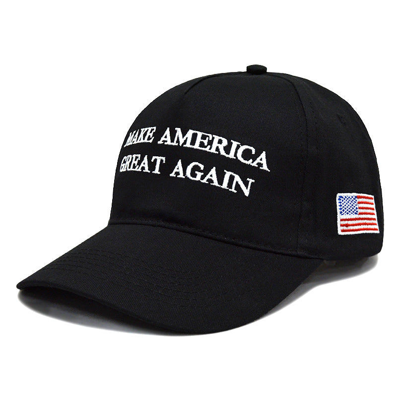 Hat Embroidery Trump New Foreign Trade Hot Cap Cross-border Baseball Cap Trump Hat Wholesale