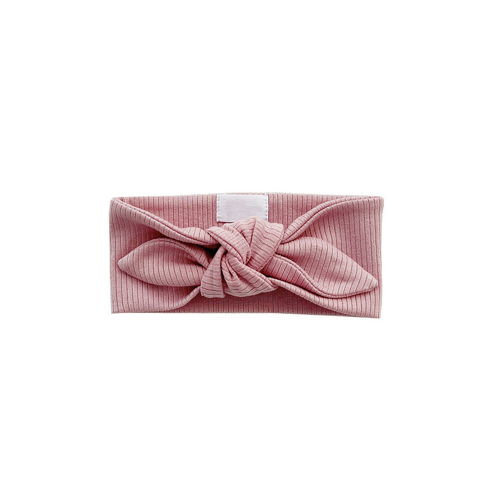 Cute Baby Headband with Bow – Soft Hair Accessories for Girls