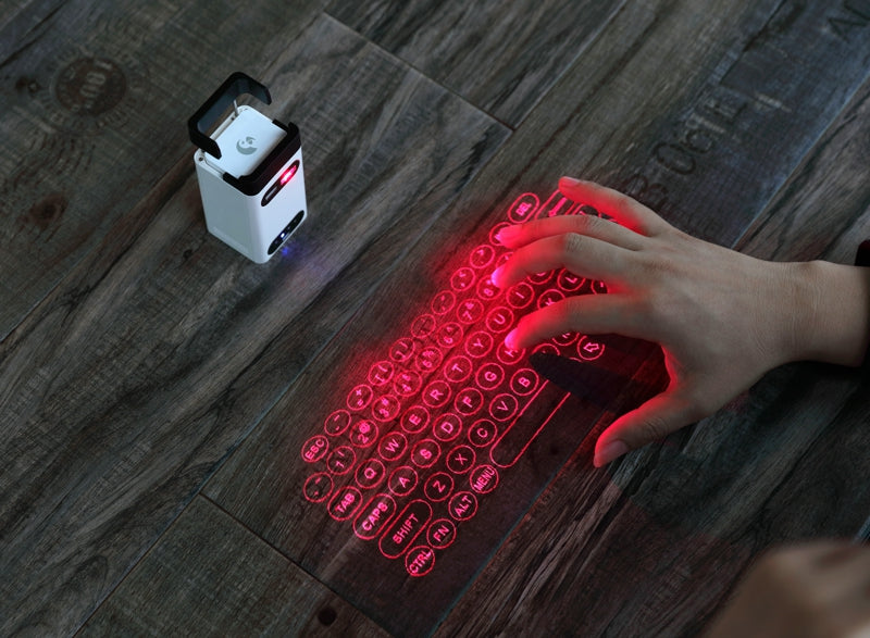 Virtual Laser Keyboard with Bluetooth: Wireless Projector Keyboard for Phone, Laptop & PC