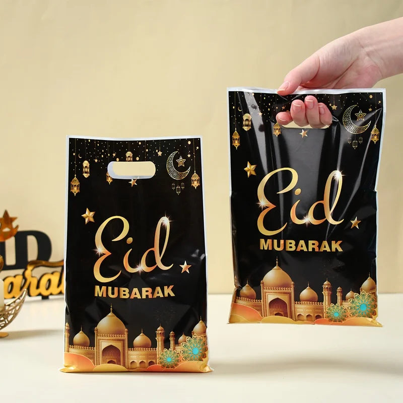 2025 Eid Mubarak Candy Bags - Ramadan Gift Bags for Cookies and Party Decorations