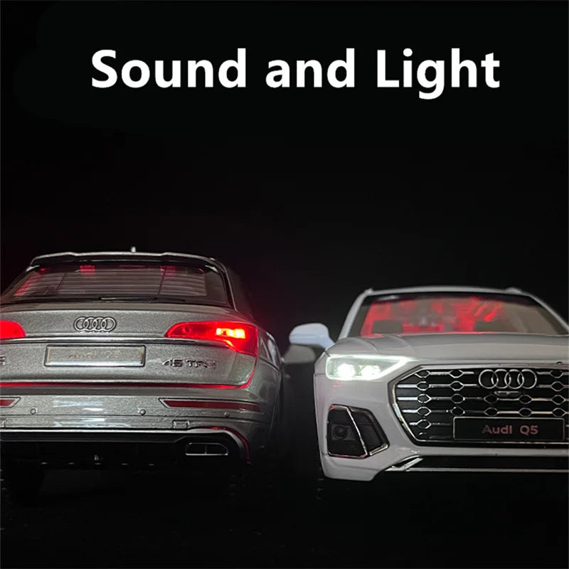 Audi Q5 Diecast Metal SUV Model Car – High Simulation Toy Vehicle With Sound & Light For Kids & Collectors