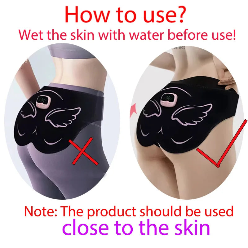 Electric Ems Butt Muscle Stimulator – Usb Rechargeable Hips Trainer For Buttock Lifting, Fat Burning & Body Toning