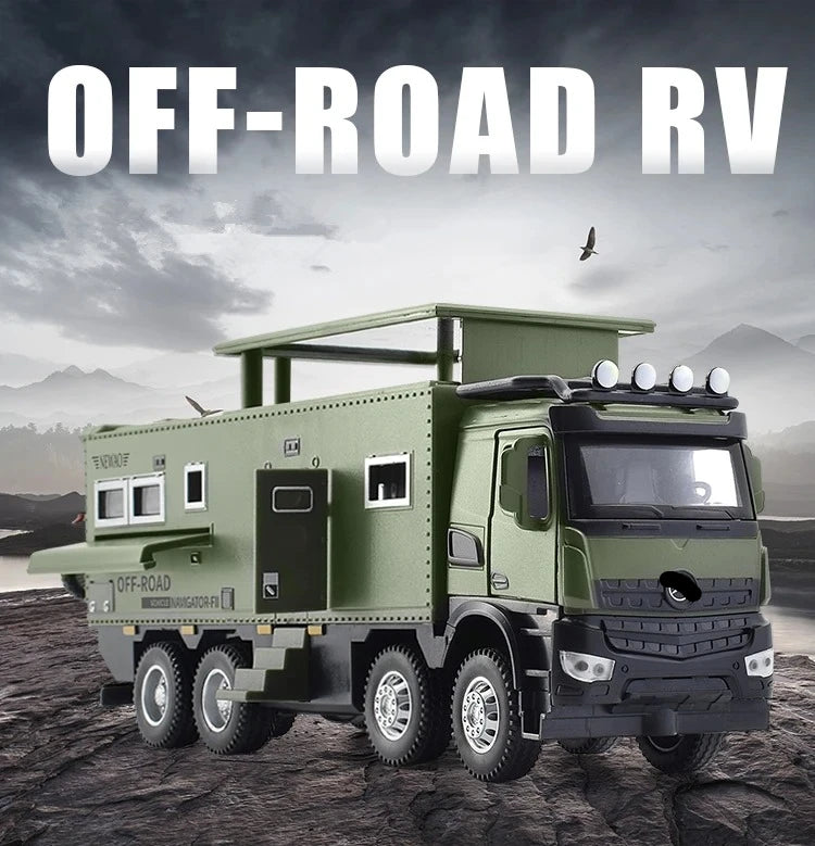 1:32 Mercedes Benz Nomadism RV Toy Car – Alloy Diecast Model with Sound & Light