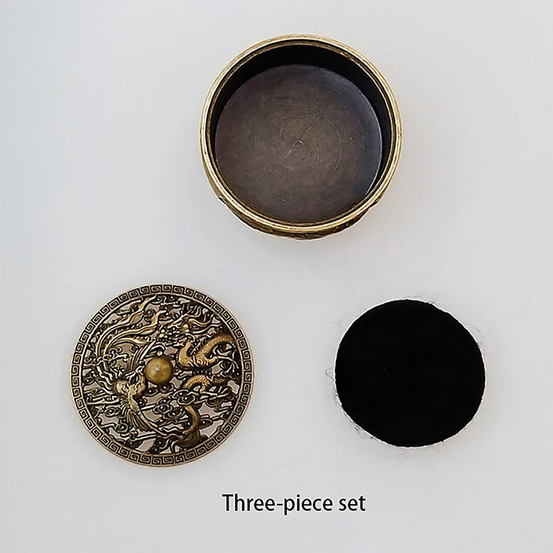Lotus Flower Brass Incense Burner – Handmade Buddhist Incense Holder for Home & Office Decoration