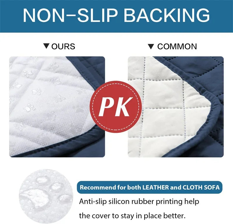 Waterproof Sofa Cover - Slipcover for Pets & Kids, Dustproof Furniture Protector