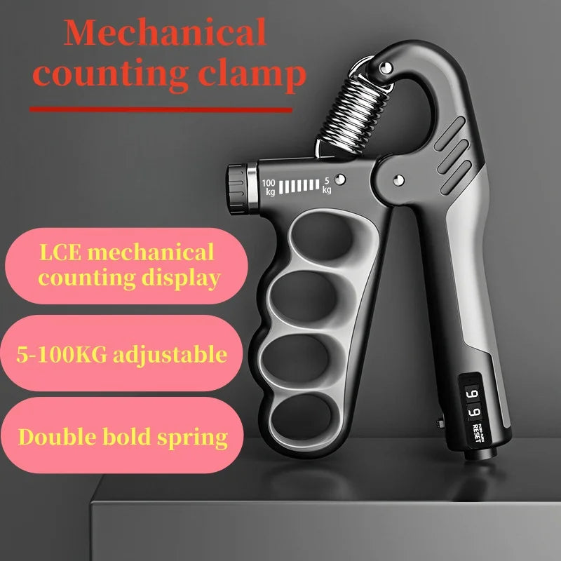 Adjustable 5-100KG Grip Strength Hand Exerciser – Wrist & Arm Fitness Trainer
