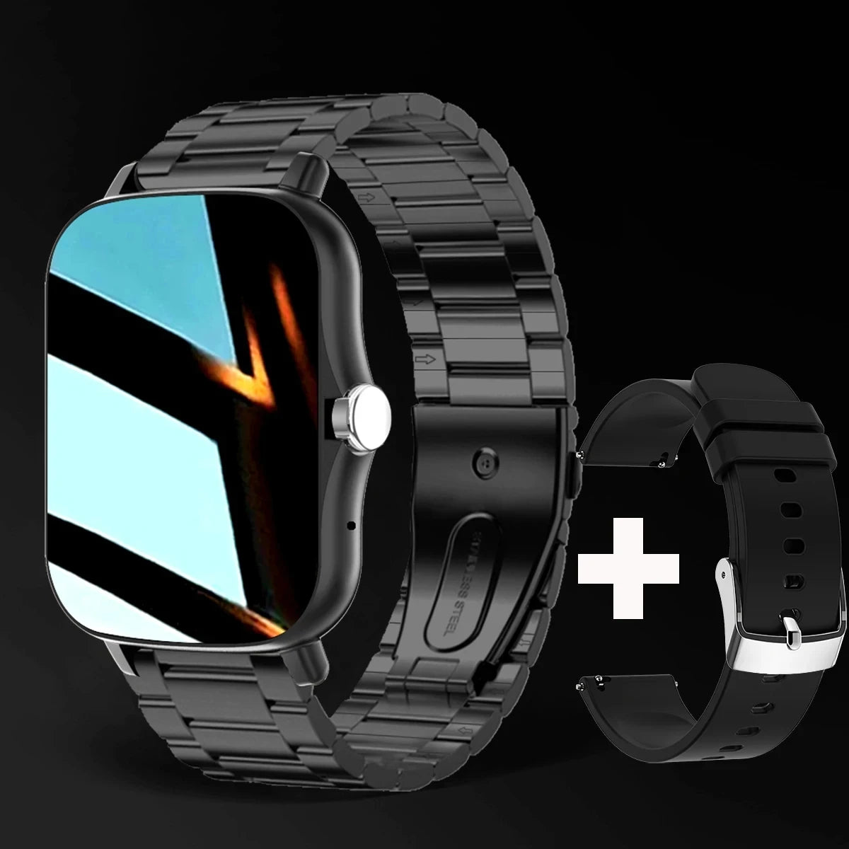 2024 Smartwatch for Men & Women – Full Touch Screen, Fitness Tracker, BT Call, Waterproof Sports Watch