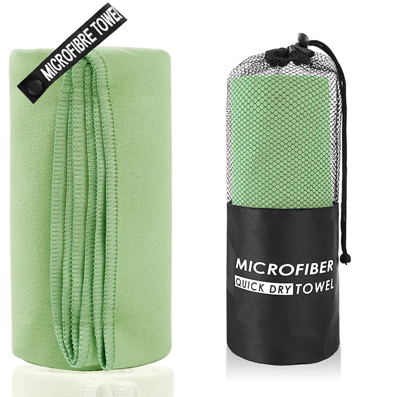Quick-Dry Microfiber Sport Towel – Super Absorbent, Ultra Lightweight & Compact – Fast Drying Travel Towel for Gym, Camping, Running, Yoga, Swimming & Beach