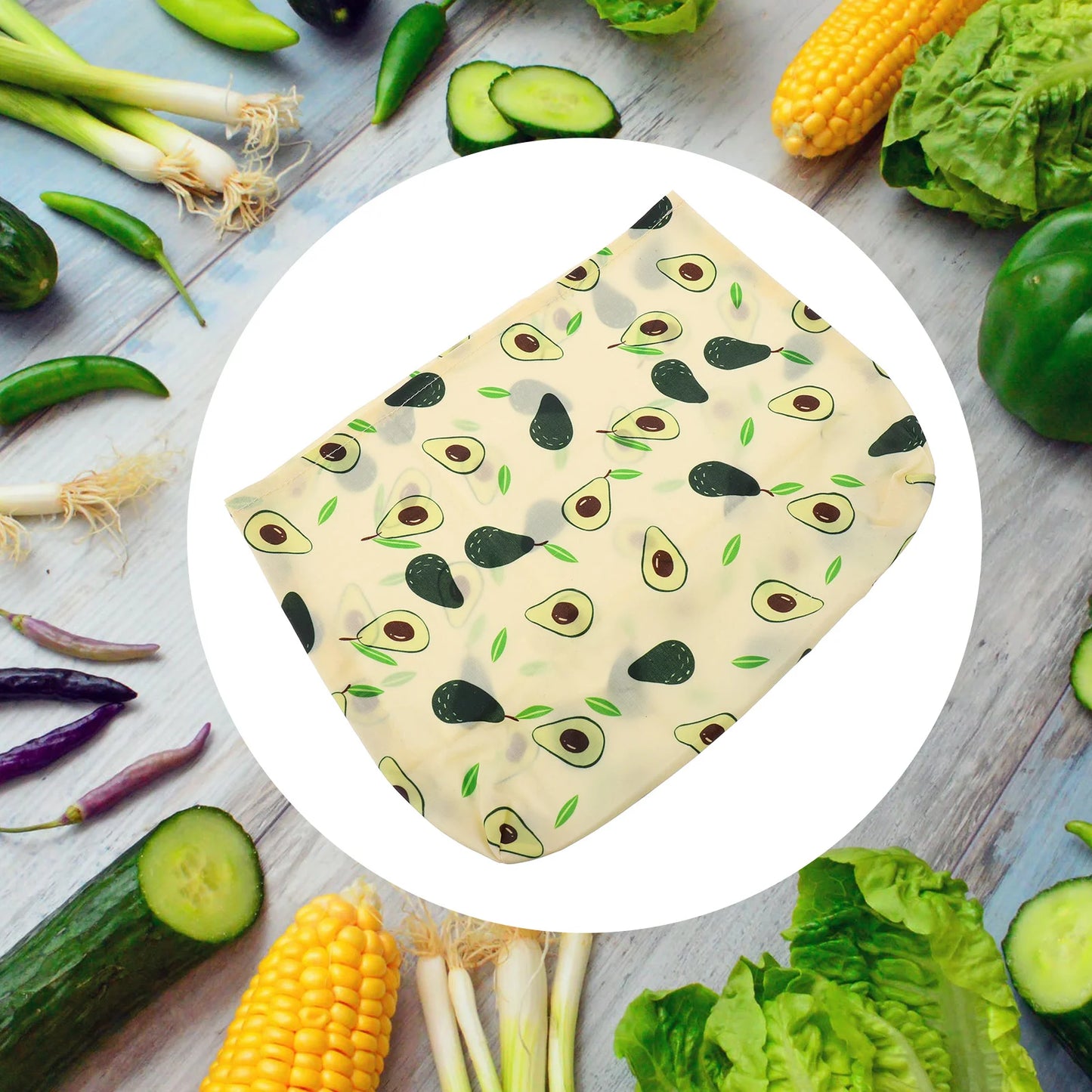 Reusable Beeswax Wraps – Eco-Friendly Cotton Storage Paper for Fresh Food Preservation