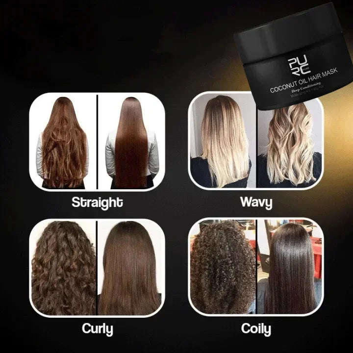 Keratin Collagen Pro Hair Mask - Deep Repair for Dry, Frizzy & Damaged Hair | Moisturizing & Shiny Hair Care