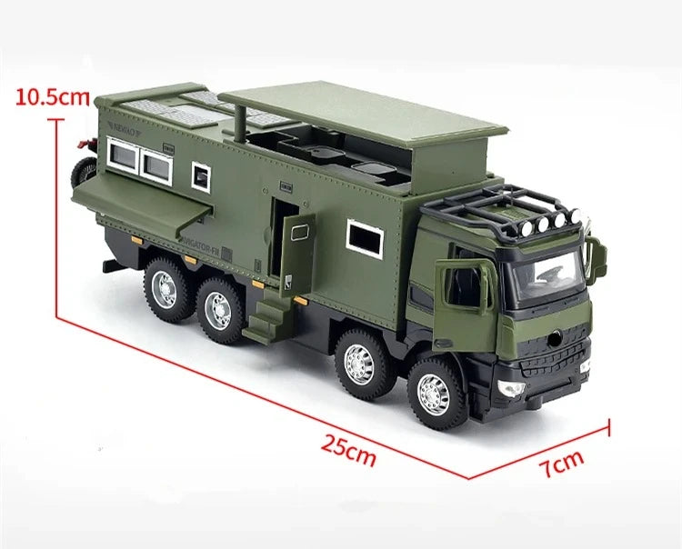 1:32 Mercedes Benz Nomadism RV Toy Car – Alloy Diecast Model with Sound & Light