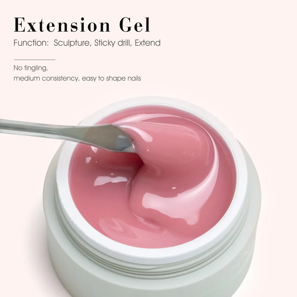 Venalisa CANNI Jelly Builder Gel – 50ml Self-Leveling UV LED Nail Extension Gel