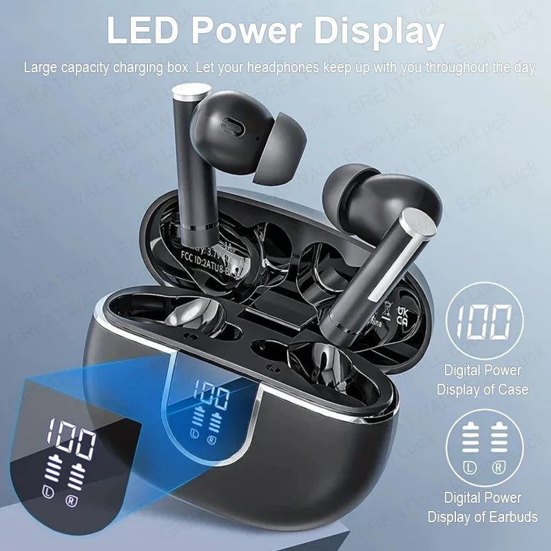 Bluetooth Earbuds with Noise Reduction & HD Sound