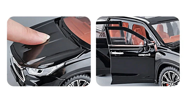 1:24 Toyota Highlander SUV Diecast Model – Alloy Toy with Sound & Light