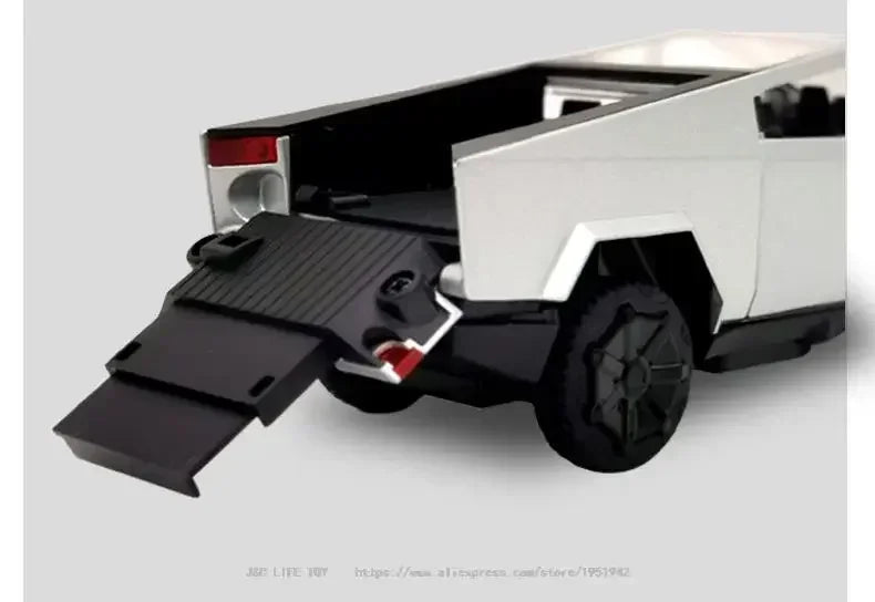 1:32 Tesla Cybertruck Diecast Alloy Model – Toy Pickup Truck for Kids