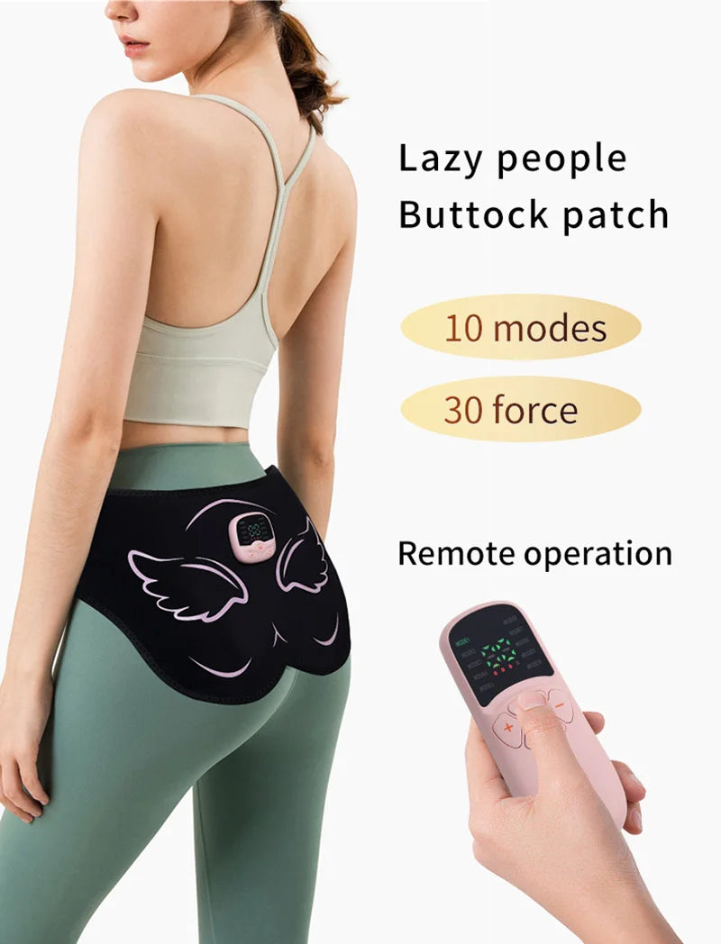 Electric Ems Butt Muscle Stimulator – Usb Rechargeable Hips Trainer For Buttock Lifting, Fat Burning & Body Toning