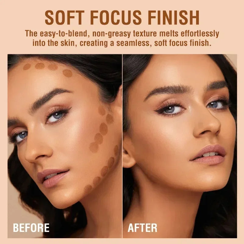 Waterproof Liquid Contour & Bronzer Stick – Long-Lasting Matte Highlighter, 5.2ml