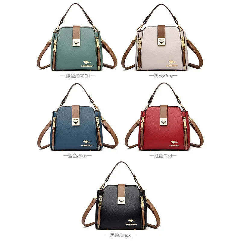 2024 Women's Stylish Small Square Crossbody Bag - Elegant PU Messenger Bag