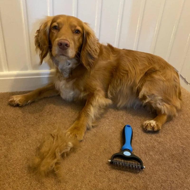 Animal Hair Brush Dog Grooming Brush Pet Hair Remover for Matted Long and Short Curly Haired Cats Pet Supplies Dog Accessories