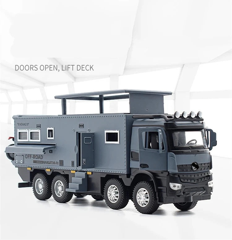 1:32 Mercedes Benz Nomadism RV Toy Car – Alloy Diecast Model with Sound & Light