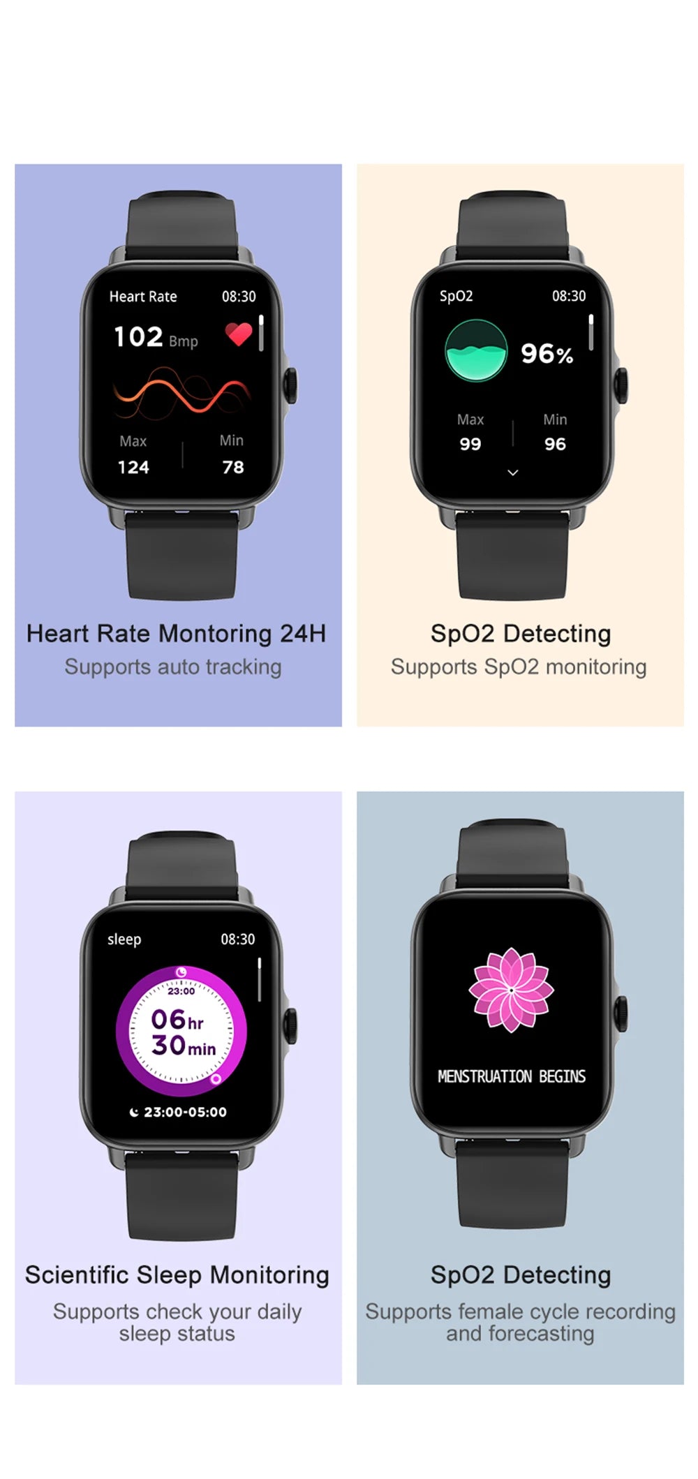 COLMI P28 Plus 2023 Smart Watch – 1.9" HD, IP68 Waterproof, Bluetooth Calling, Fitness Tracker for Android & iOS