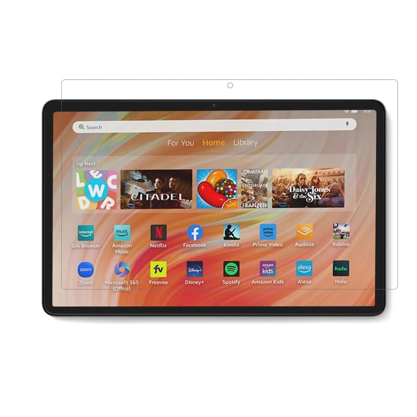 Amazon Fire HD 10 (2023) Tempered Glass Screen Protector - 10.1" Anti-Scratch Clear Film