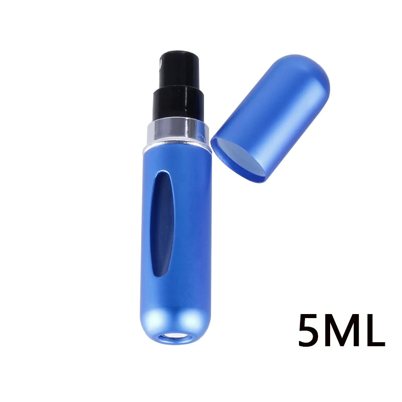 5ml Refillable Travel Perfume Spray Bottle – Bottom Charge, Portable & Eco-Friendly