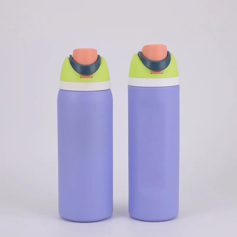 Insulated Stainless Steel Water Bottle with Straw | Perfect for Sports & Travel